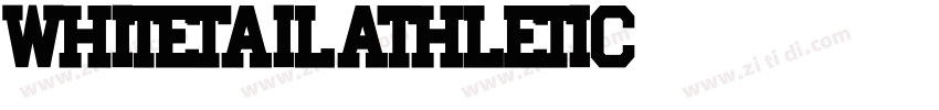 Whitetail Athletic字体转换
